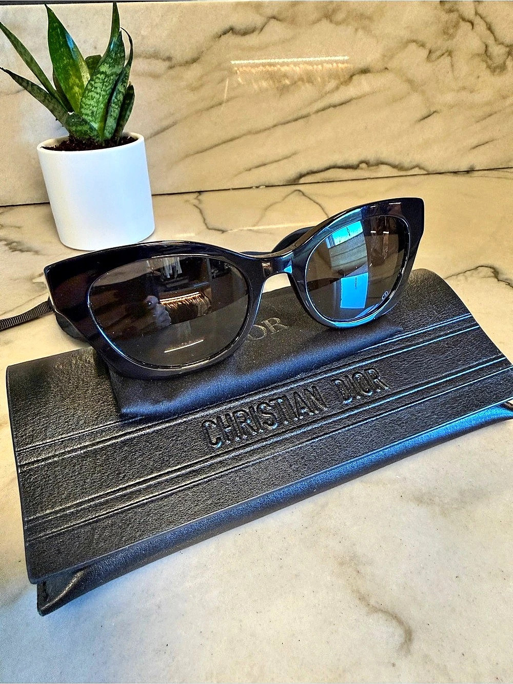 Christian Dior Midnight B21 Black Sunglasses